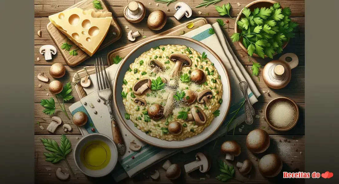 Risoto de Funghi: Receita Italiana